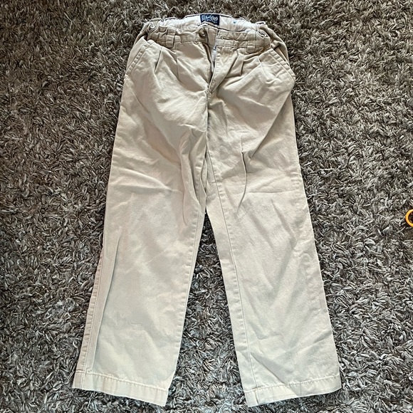Children’s Place Boy Khaki Dress Pant in Beige size 8, EUC - Picture 1 of 7